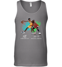 Load image into Gallery viewer, Kobe Bryant And Michael Jordan Signatures Graphic Tank Top