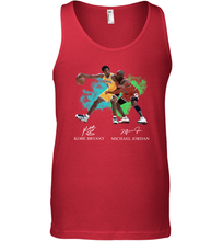 Load image into Gallery viewer, Kobe Bryant And Michael Jordan Signatures Graphic Tank Top