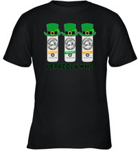 Load image into Gallery viewer, St Patrick's Irish Day Lepreclawns Lucky Shamrock Drinking Youth T-Shirt