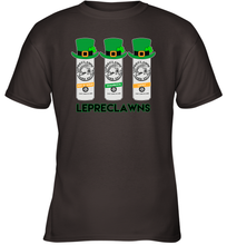 Load image into Gallery viewer, St Patrick's Irish Day Lepreclawns Lucky Shamrock Drinking Youth T-Shirt