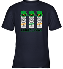 Load image into Gallery viewer, St Patrick's Irish Day Lepreclawns Lucky Shamrock Drinking Youth T-Shirt