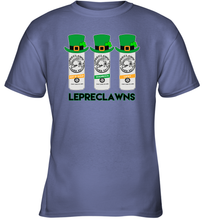 Load image into Gallery viewer, St Patrick's Irish Day Lepreclawns Lucky Shamrock Drinking Youth T-Shirt