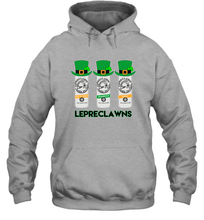 Load image into Gallery viewer, St Patrick's Irish Day Lepreclawns Lucky Shamrock Drinking Hoodie