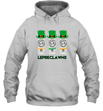 Load image into Gallery viewer, St Patrick's Irish Day Lepreclawns Lucky Shamrock Drinking Hoodie