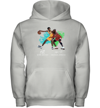 Load image into Gallery viewer, Kobe Bryant And Michael Jordan Signatures Graphic Youth Hoodie
