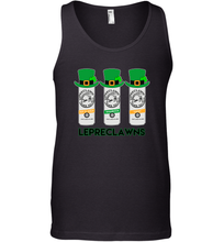 Load image into Gallery viewer, St Patrick's Irish Day Lepreclawns Lucky Shamrock Drinking Tank Top