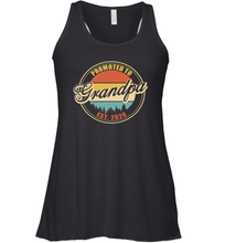 Load image into Gallery viewer, Family Shirt First Time New Grandpa Est 2020 Vintage Racerback Tank