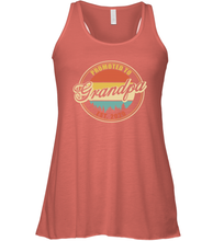 Load image into Gallery viewer, Family Shirt First Time New Grandpa Est 2020 Vintage Racerback Tank