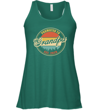 Load image into Gallery viewer, Family Shirt First Time New Grandpa Est 2020 Vintage Racerback Tank