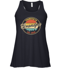 Load image into Gallery viewer, Family Shirt First Time New Grandpa Est 2020 Vintage Racerback Tank