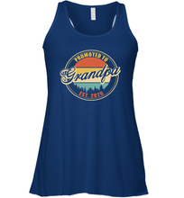 Load image into Gallery viewer, Family Shirt First Time New Grandpa Est 2020 Vintage Racerback Tank