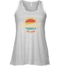 Load image into Gallery viewer, Family Shirt First Time New Grandpa Est 2020 Vintage Racerback Tank