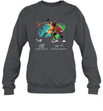 Load image into Gallery viewer, Kobe Bryant And Michael Jordan Signatures Graphic Sweatshirt