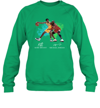 Load image into Gallery viewer, Kobe Bryant And Michael Jordan Signatures Graphic Sweatshirt