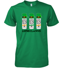 Load image into Gallery viewer, St Patrick's Irish Day Lepreclawns Lucky Shamrock Drinking Premium Men's T-Shirt