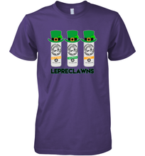 Load image into Gallery viewer, St Patrick's Irish Day Lepreclawns Lucky Shamrock Drinking Premium Men's T-Shirt