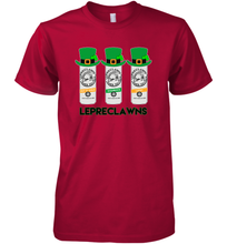 Load image into Gallery viewer, St Patrick's Irish Day Lepreclawns Lucky Shamrock Drinking Premium Men's T-Shirt
