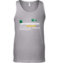 Load image into Gallery viewer, St Patrick's Irish Shenanigator A Teacher Who Instigates Shenanigans Tank Top