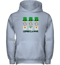Load image into Gallery viewer, St Patrick's Irish Day Lepreclawns Lucky Shamrock Drinking Youth Hoodie