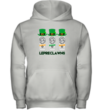 Load image into Gallery viewer, St Patrick's Irish Day Lepreclawns Lucky Shamrock Drinking Youth Hoodie