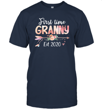 Load image into Gallery viewer, Family Shirt First Time Grandma Est 2020 Granny Floral T-Shirt