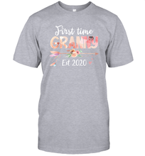 Load image into Gallery viewer, Family Shirt First Time Grandma Est 2020 Granny Floral T-Shirt