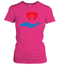 Load image into Gallery viewer, Family Shirt My Hand Heart Autism Awareness Women's T-Shirt