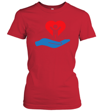 Load image into Gallery viewer, Family Shirt My Hand Heart Autism Awareness Women's T-Shirt