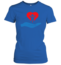Load image into Gallery viewer, Family Shirt My Hand Heart Autism Awareness Women's T-Shirt