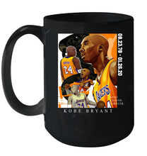 Load image into Gallery viewer, Kobe Bryant Black Mamba Basketball G.O.A.T Forever Ceramic Mug 15oz