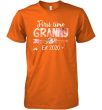Load image into Gallery viewer, Family Shirt First Time Grandma Est 2020 Granny Floral Premium Men's T-Shirt