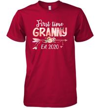 Load image into Gallery viewer, Family Shirt First Time Grandma Est 2020 Granny Floral Premium Men's T-Shirt