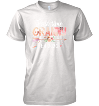 Load image into Gallery viewer, Family Shirt First Time Grandma Est 2020 Granny Floral Premium Men's T-Shirt