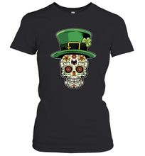 Load image into Gallery viewer, Sugar Skull Of Dead Shirt St. Patrick's Day Women's T-Shirt