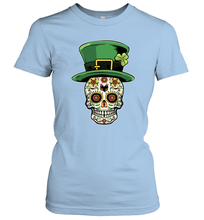 Load image into Gallery viewer, Sugar Skull Of Dead Shirt St. Patrick's Day Women's T-Shirt
