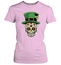Load image into Gallery viewer, Sugar Skull Of Dead Shirt St. Patrick's Day Women's T-Shirt