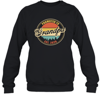 Load image into Gallery viewer, Family Shirt First Time New Grandpa Est 2020 Vintage Sweatshirt