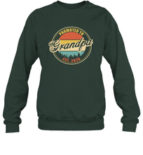 Load image into Gallery viewer, Family Shirt First Time New Grandpa Est 2020 Vintage Sweatshirt