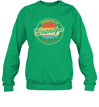 Load image into Gallery viewer, Family Shirt First Time New Grandpa Est 2020 Vintage Sweatshirt