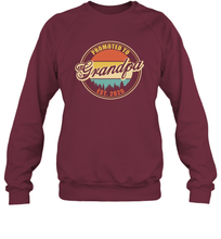 Load image into Gallery viewer, Family Shirt First Time New Grandpa Est 2020 Vintage Sweatshirt