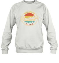 Load image into Gallery viewer, Family Shirt First Time New Grandpa Est 2020 Vintage Sweatshirt
