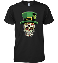 Load image into Gallery viewer, Sugar Skull Of Dead Shirt St. Patrick's Day Premium Men's T-Shirt