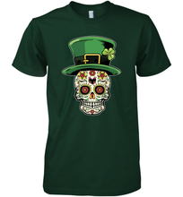 Load image into Gallery viewer, Sugar Skull Of Dead Shirt St. Patrick's Day Premium Men's T-Shirt