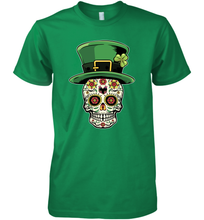 Load image into Gallery viewer, Sugar Skull Of Dead Shirt St. Patrick's Day Premium Men's T-Shirt