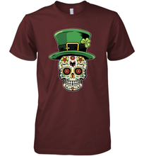 Load image into Gallery viewer, Sugar Skull Of Dead Shirt St. Patrick's Day Premium Men's T-Shirt
