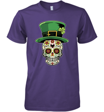Load image into Gallery viewer, Sugar Skull Of Dead Shirt St. Patrick's Day Premium Men's T-Shirt