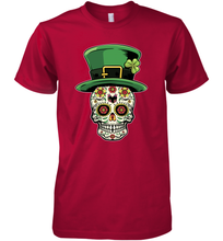 Load image into Gallery viewer, Sugar Skull Of Dead Shirt St. Patrick's Day Premium Men's T-Shirt