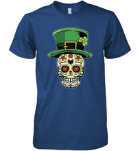 Load image into Gallery viewer, Sugar Skull Of Dead Shirt St. Patrick's Day Premium Men's T-Shirt