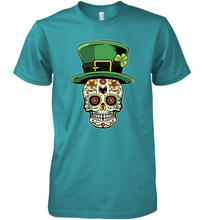 Load image into Gallery viewer, Sugar Skull Of Dead Shirt St. Patrick's Day Premium Men's T-Shirt