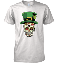 Load image into Gallery viewer, Sugar Skull Of Dead Shirt St. Patrick's Day Premium Men's T-Shirt